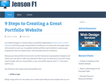 Tablet Screenshot of jensonf1.com